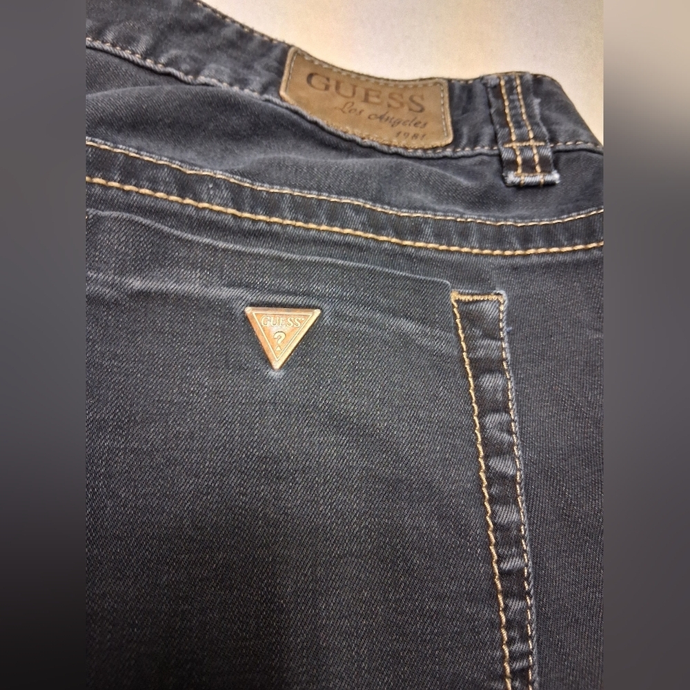 GUESS Daredevil Women's Dark Jeans - Picture 2 of 12